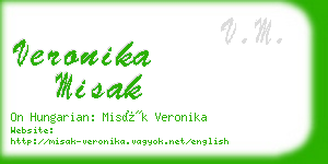 veronika misak business card